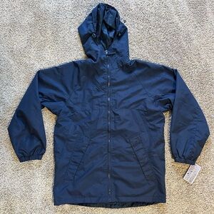 Totes Water-Resistant Hooded Jacket – Navy, Size M (NWT)